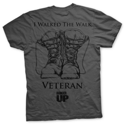 Футболка Veteran Walk the Walk, RANGER UP, серая