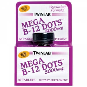 Twinlab B-12 Mega Dots 5000 Mcg (60таб)