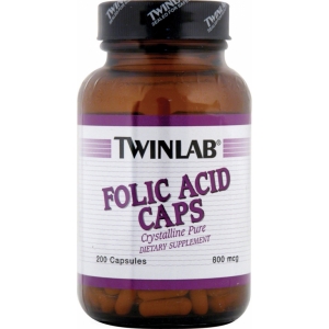Twinlab Folic Acid 800 Mcg (200капс)