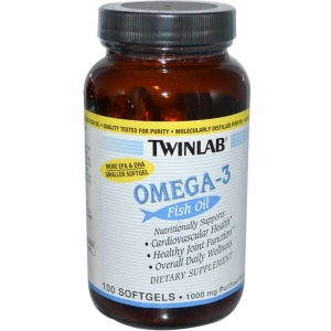 Twinlab Omega-3 Fish Oil 1000mg (100капс)
