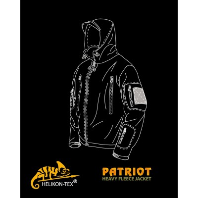 Флисовая куртка "Patriot", 390г, черная