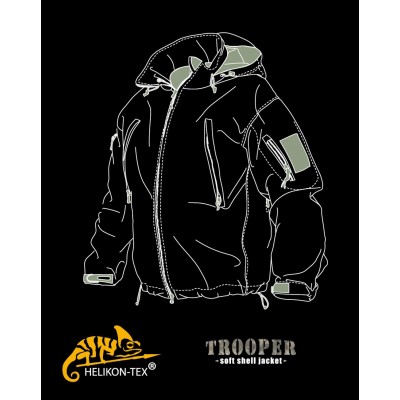 Куртка Helikon Trooper Soft Shell, койот