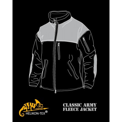Флисовая куртка Helikon "Classic Army", олива/черная