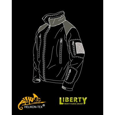 Флисовая куртка "Liberty", 390г, черная